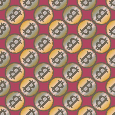 bitcoins parlak parlak pahalı sikkeleri ile Seamless modeli 