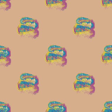 Suluboya soyut lekesi seamless modeli