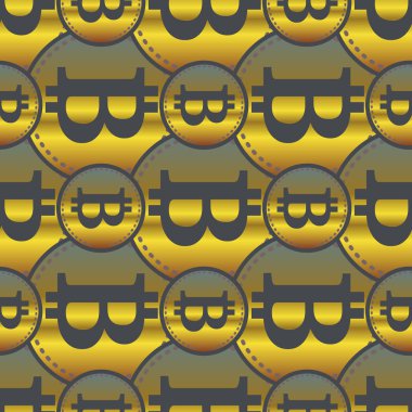 bitcoins parlak parlak pahalı sikkeleri ile Seamless modeli 