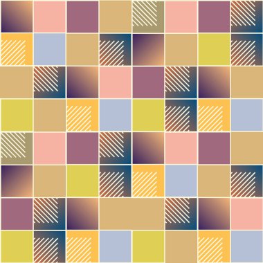 soyut geometrik renkli seamless modeli. vektör çizim