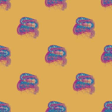 Suluboya soyut lekesi seamless modeli