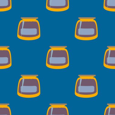 Kavanoz ile rustik ev konserve yeni dikişsiz desen arka planı için.