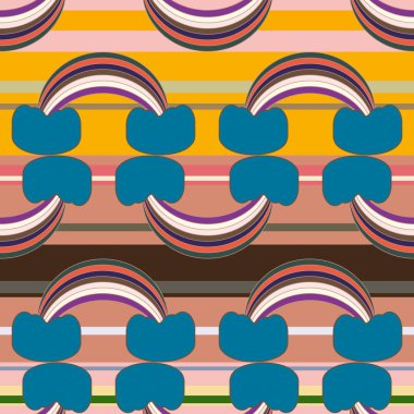 Gökkuşağı seamless modeli. Gökkuşağı Dizayn Tekstil, iç tasarım, keten, vb için. Şirin soyut çocuklar arka plan.