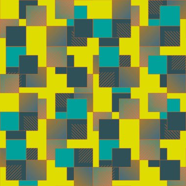 soyut geometrik renkli seamless modeli. vektör çizim