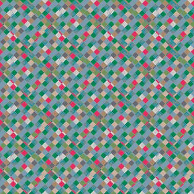 soyut geometrik renkli seamless modeli. vektör çizim