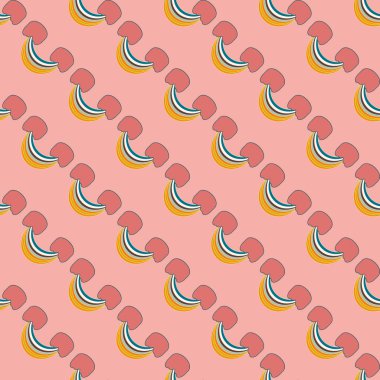 Gökkuşağı seamless modeli. Gökkuşağı Dizayn Tekstil, iç tasarım, keten, vb için. Şirin soyut çocuklar arka plan.