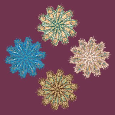 Stil zentangle yeni simetrik mandala doodle ile sanat esin kaynağı oldu. Duvar kağıdı, desen dolgularını, web sayfaları, yüzey dokuları için dekoratif nesne-ebilmek var olmak kullanılmış.