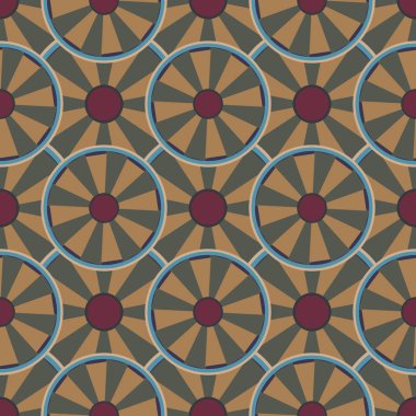 soyut geometrik renk desenli vektör çizimi