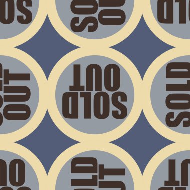 Dikişsiz desen, vektör çizim sattı