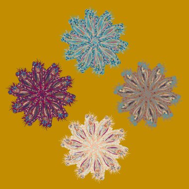 Arka plan için renkli seamless modeli. 