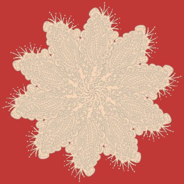 Stil zentangle yeni simetrik mandala doodle ile sanat esin kaynağı oldu. Duvar kağıdı, desen dolgularını, web sayfaları, yüzey dokuları için dekoratif nesne-ebilmek var olmak kullanılmış.