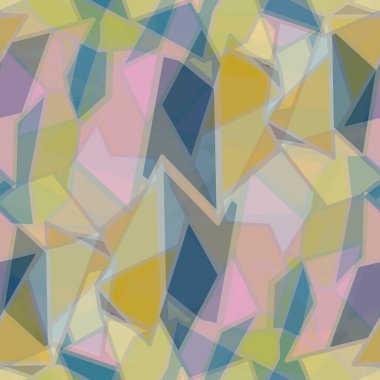 soyut geometrik renkli Dikişsiz desen arka plan için vektör çizim
