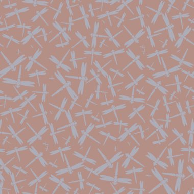 Dekoratif renkli seamless modeli ile şirin yusufçuk