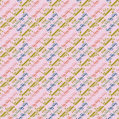 Arapça mutlu tatil çok renkli seamless modeli