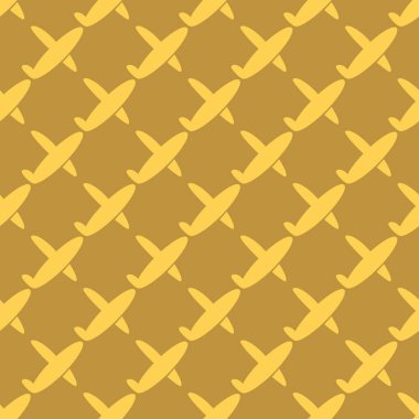 Uçak, vektör çizim seamless modeli