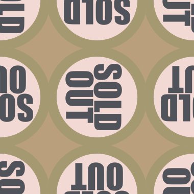 Dikişsiz desen, vektör çizim sattı