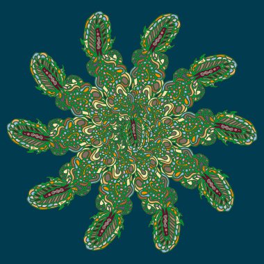 Stil zentangle yeni simetrik mandala doodle ile sanat esin kaynağı oldu. Duvar kağıdı, desen dolgularını, web sayfaları, yüzey dokuları için dekoratif nesne-ebilmek var olmak kullanılmış.