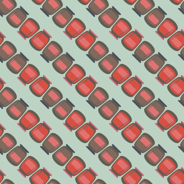 simetrik soyut desen, vektör çizim oluşturma 