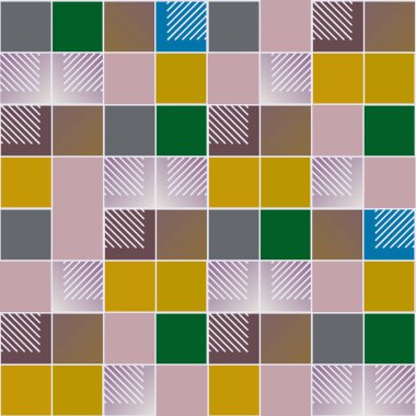 soyut geometrik renkli seamless modeli. vektör çizim