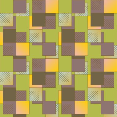 soyut geometrik renkli seamless modeli. vektör çizim