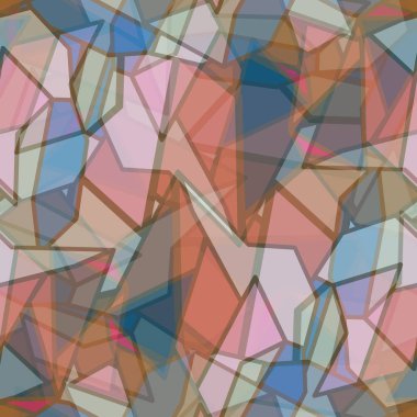 soyut geometrik renkli Dikişsiz desen arka plan için vektör çizim