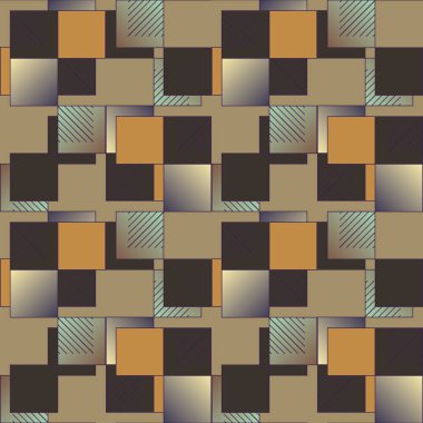 soyut geometrik renkli seamless modeli. vektör çizim