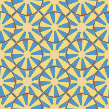 soyut geometrik renk desenli vektör çizimi