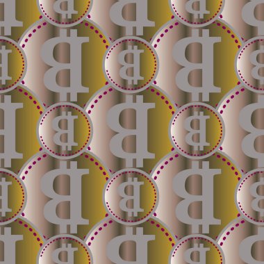 bitcoins parlak parlak pahalı sikkeleri ile Seamless modeli 