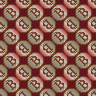 bitcoins parlak parlak pahalı sikkeleri ile Seamless modeli 