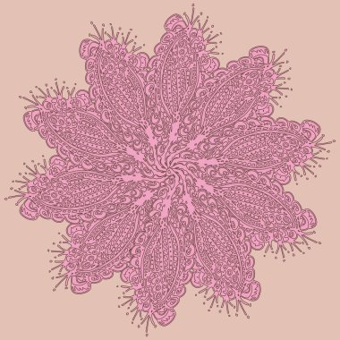 Stil zentangle yeni simetrik mandala doodle ile sanat esin kaynağı oldu. Duvar kağıdı, desen dolgularını, web sayfaları, yüzey dokuları için dekoratif nesne-ebilmek var olmak kullanılmış.