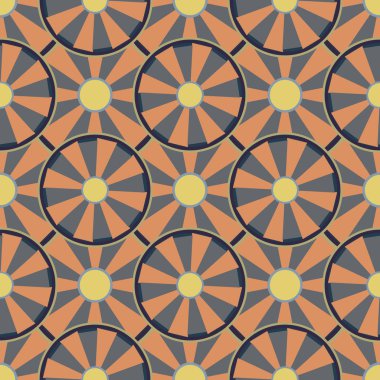 soyut geometrik renk desenli vektör çizimi