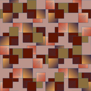 soyut geometrik renkli seamless modeli. vektör çizim