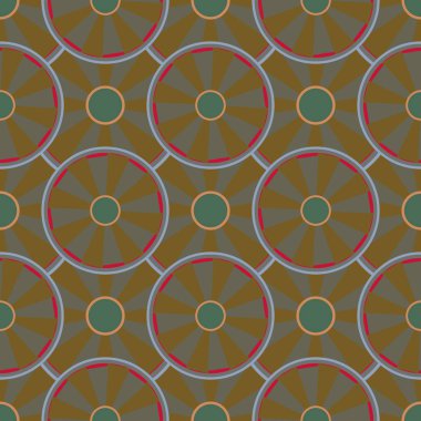 soyut geometrik renk desenli vektör çizimi