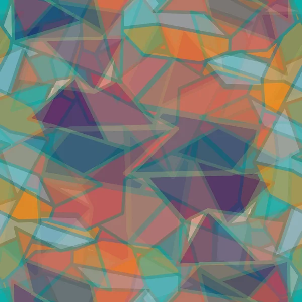 背景の抽象的な幾何学的なカラフルなシームレス パターンのベクトル イラスト — ストックベクタ