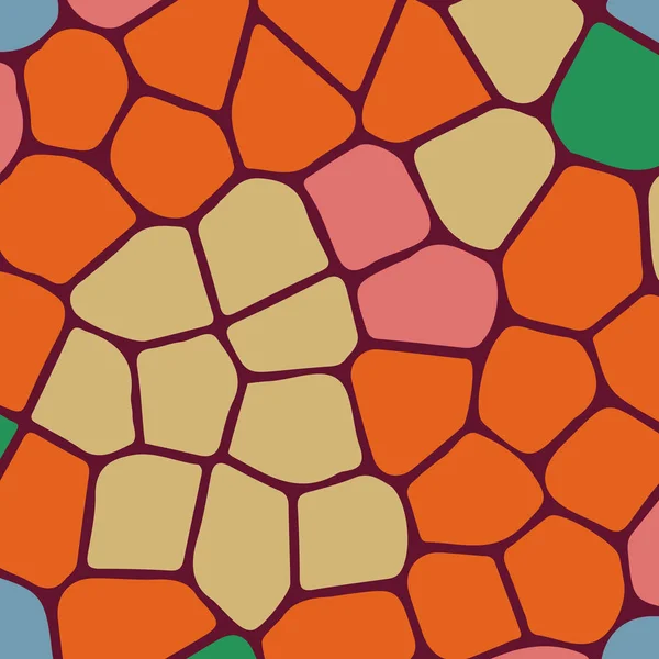 Абстрактный Красочный Мозаичный Бесшовный Узор — стоковый вектор
