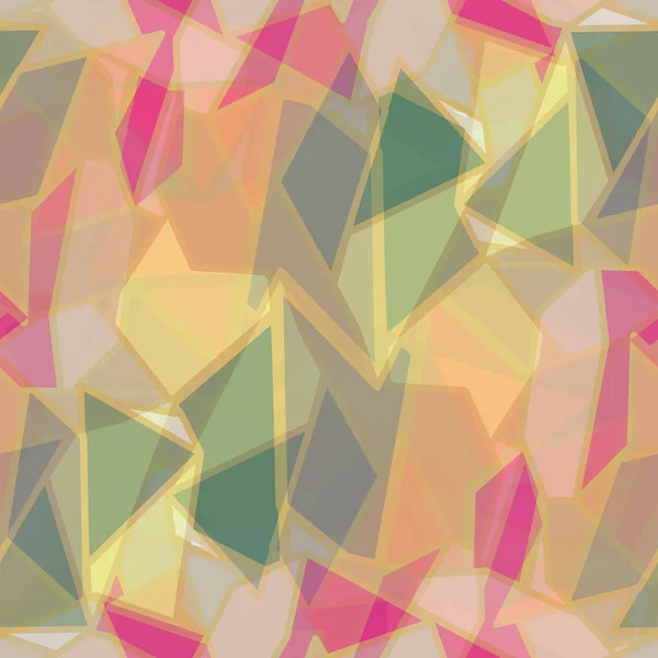 Vectorillustratie Van Abstracte Geometrische Kleurrijke Naadloze Patroon Voor Achtergrond — Stockvector