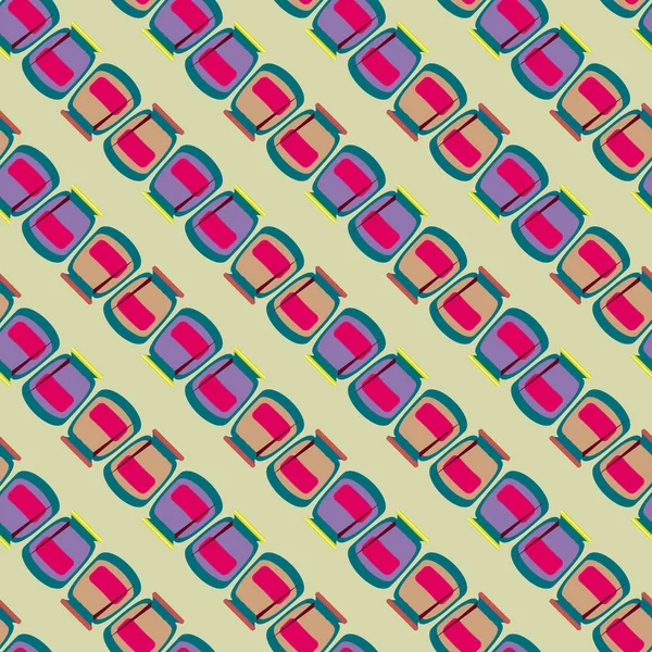 simetrik soyut desen, vektör çizim oluşturma 