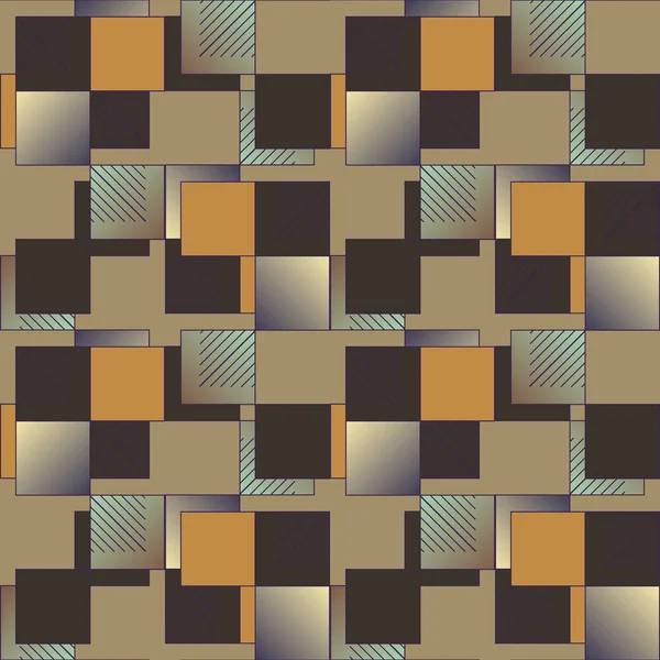 Абстрактний Геометричний Барвистий Безшовний Візерунок Векторні Ілюстрації — стоковий вектор