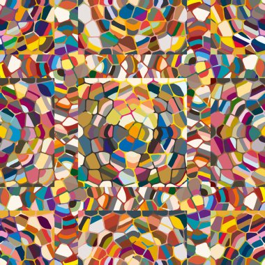 soyut renkli mozaik seamless modeli