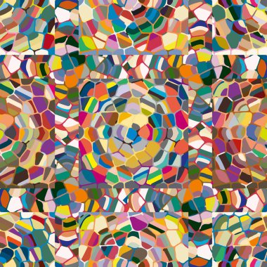 soyut renkli mozaik seamless modeli