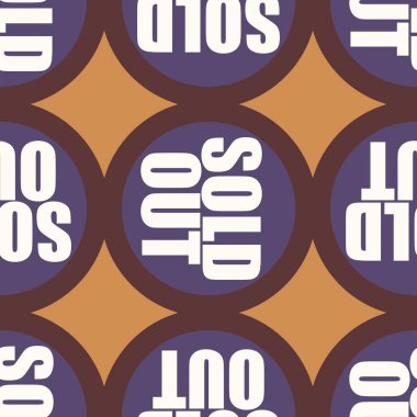 Dikişsiz desen, vektör çizim sattı