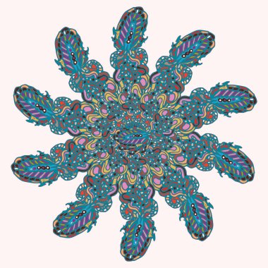 Stil zentangle yeni simetrik mandala doodle ile sanat esin kaynağı oldu. Duvar kağıdı, desen dolgularını, web sayfaları, yüzey dokuları için dekoratif nesne-ebilmek var olmak kullanılmış.