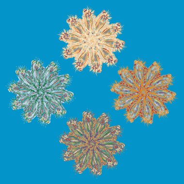 Arka plan için renkli seamless modeli. 