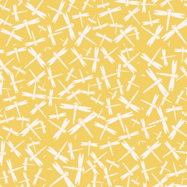 Dekoratif renkli seamless modeli ile şirin yusufçuk