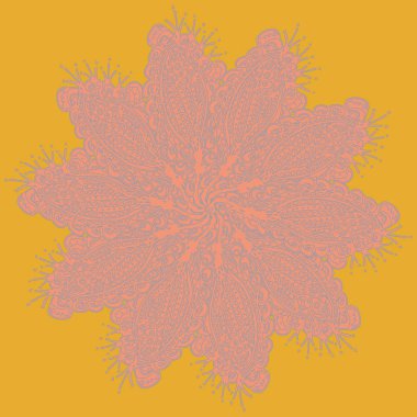 Stil zentangle yeni simetrik mandala doodle ile sanat esin kaynağı oldu. Duvar kağıdı, desen dolgularını, web sayfaları, yüzey dokuları için dekoratif nesne-ebilmek var olmak kullanılmış.