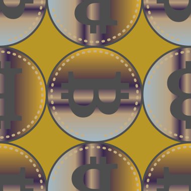 bitcoins parlak parlak pahalı sikkeleri ile Seamless modeli 