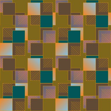 soyut geometrik renkli seamless modeli. vektör çizim