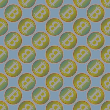 bitcoins parlak parlak pahalı sikkeleri ile Seamless modeli 