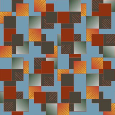 soyut geometrik renkli seamless modeli. vektör çizim