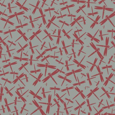 Dekoratif renkli seamless modeli ile şirin yusufçuk